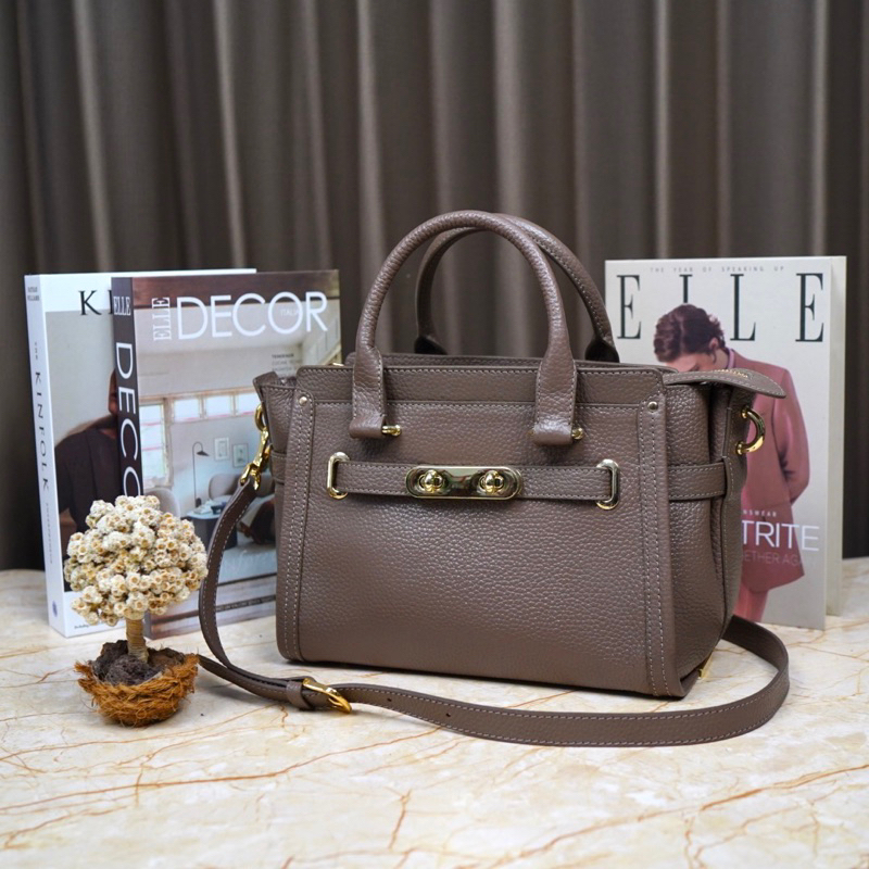 SWAGGER 27CM TAS WANITA KULIT ASLI