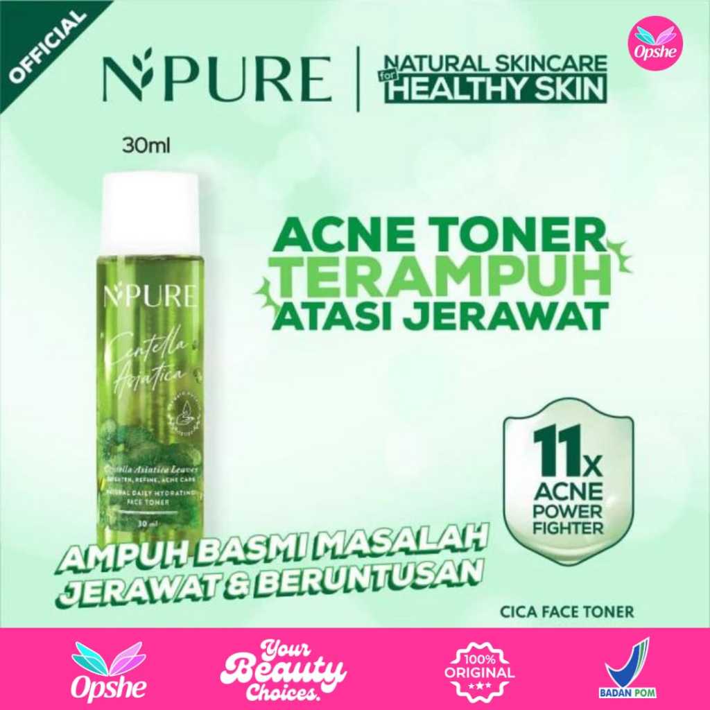 NPURE Acne Face toner Centella Asiatica 30ml (mini size)