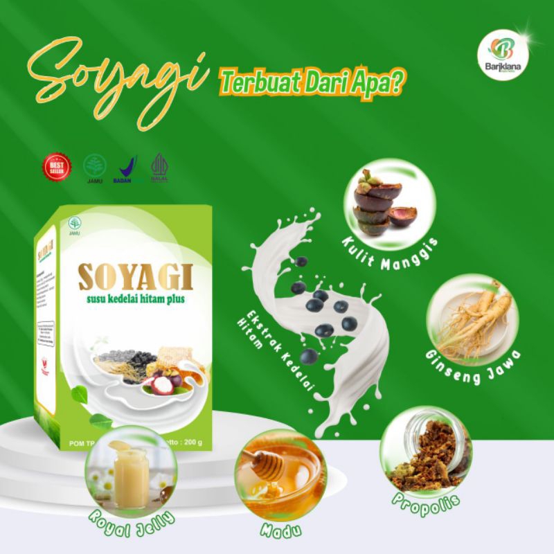 

SOYAGI SUSU KEDELAI HITAM PLUS MANGGIS MADU ROYAL JELLY GINSENG JAWA