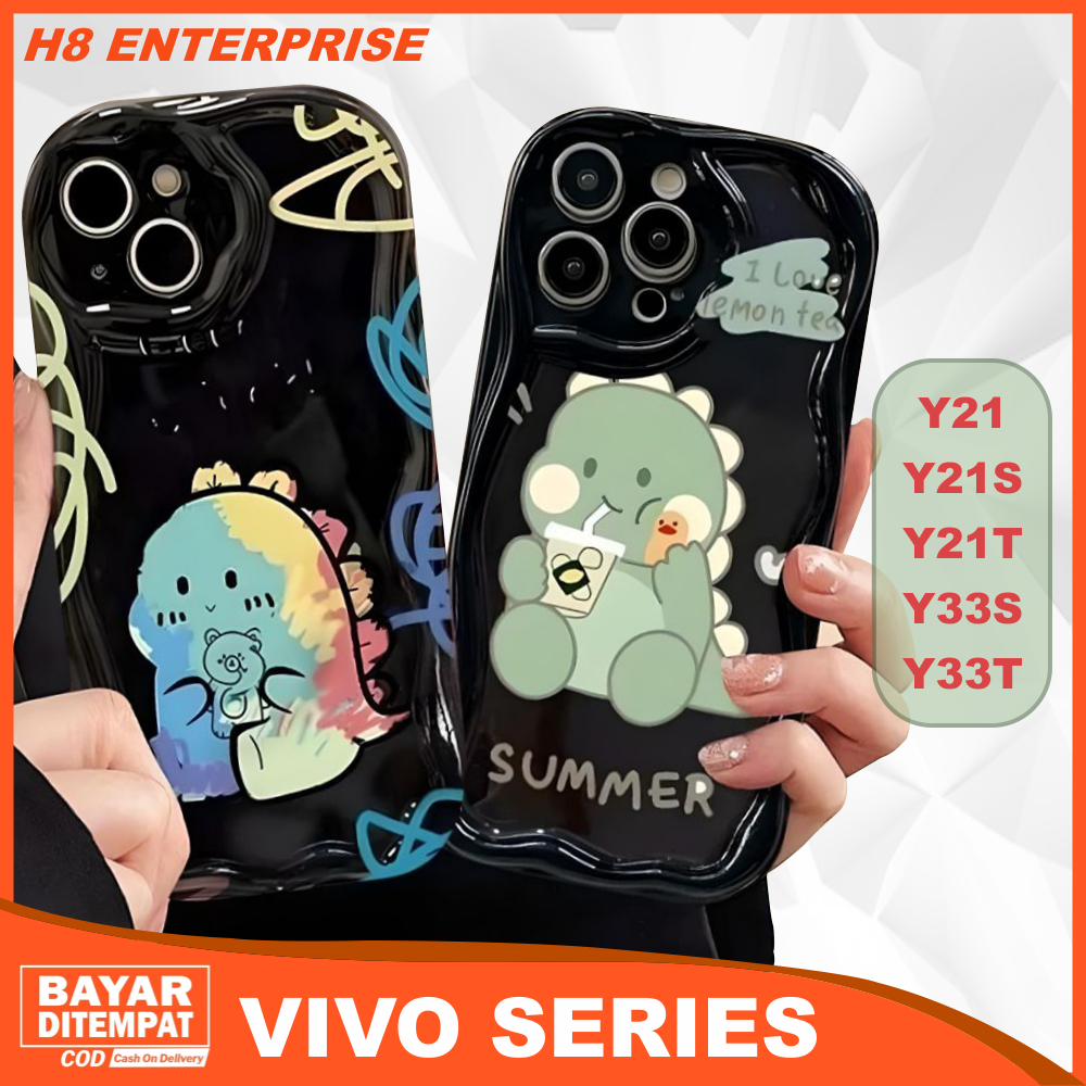 Case Vivo Y21 Y21S Y21T Y33S Y33T Y12 Y12A Y12S Y15 Y17 Y20 Y20S Y30 Y30i Y50 Softcase Casing Silico