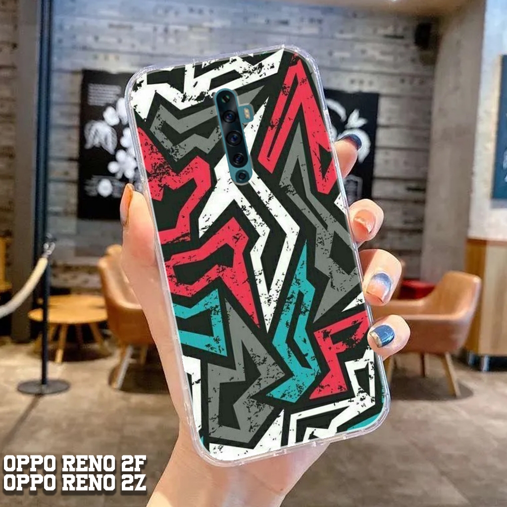 Case OPPO RENO 2F / OPPO RENO 2Z - Casing OPPO RENO 2Z Terbaru Top One Case [ MOTIF 09 ] Cassing Hp 