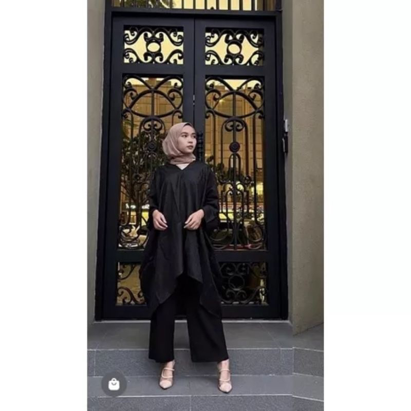 BLOUSE VISCOSE POLOS (HANYA ATASAN)