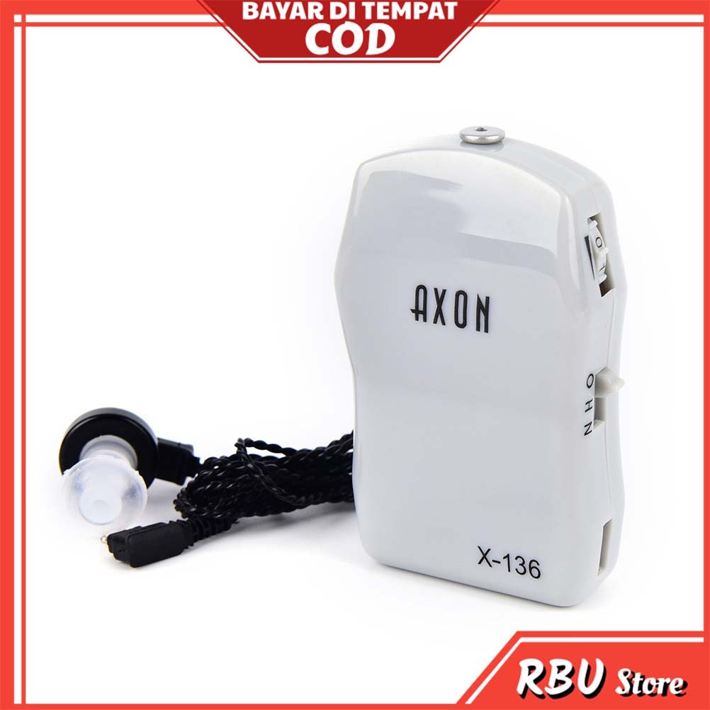Alat Bantu Dengar Telinga Orang Tua Dewasa dan Anak Menggunakan Kabel Axon X136 Pendengaran Axon X-1
