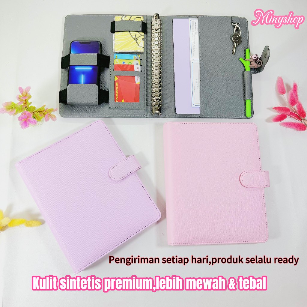 Binder Antimainstream A5 20 Ring Ada 12 Warna Multifungsi Binder Polos Agenda Kuliah Buku Kantor