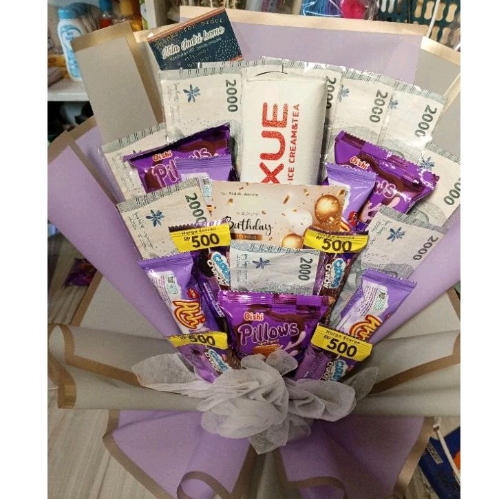 

Buket Uang & Snack Murah | Kado ulang tahun