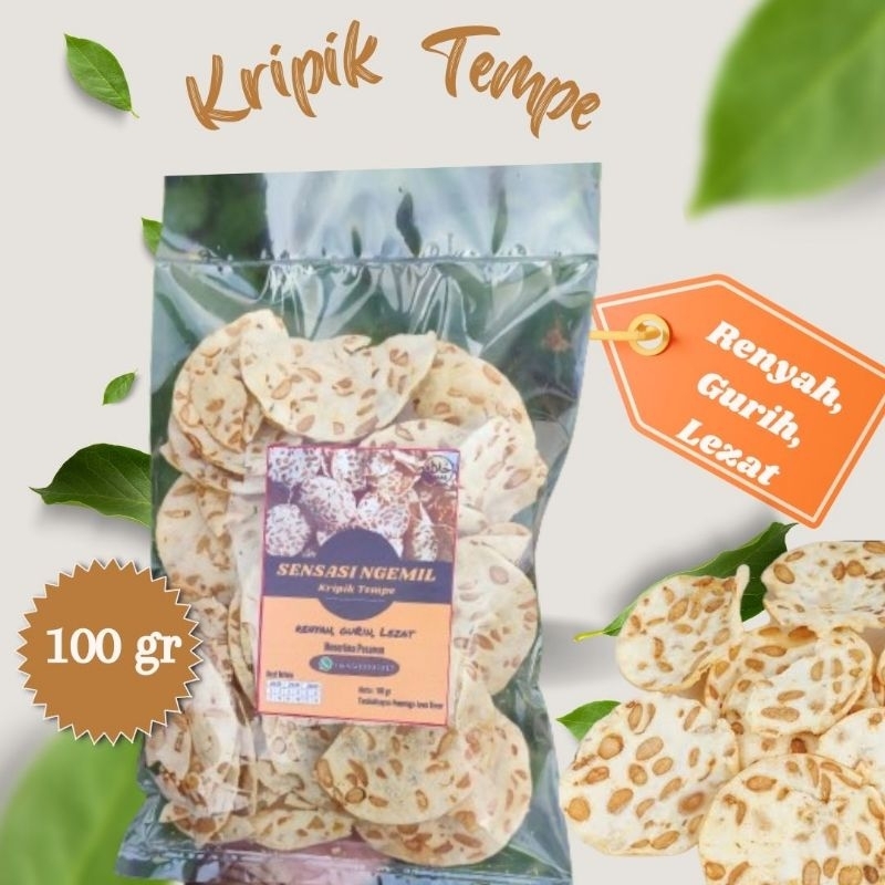 

Sensasi Ngemil Kripik Tempe 100gram