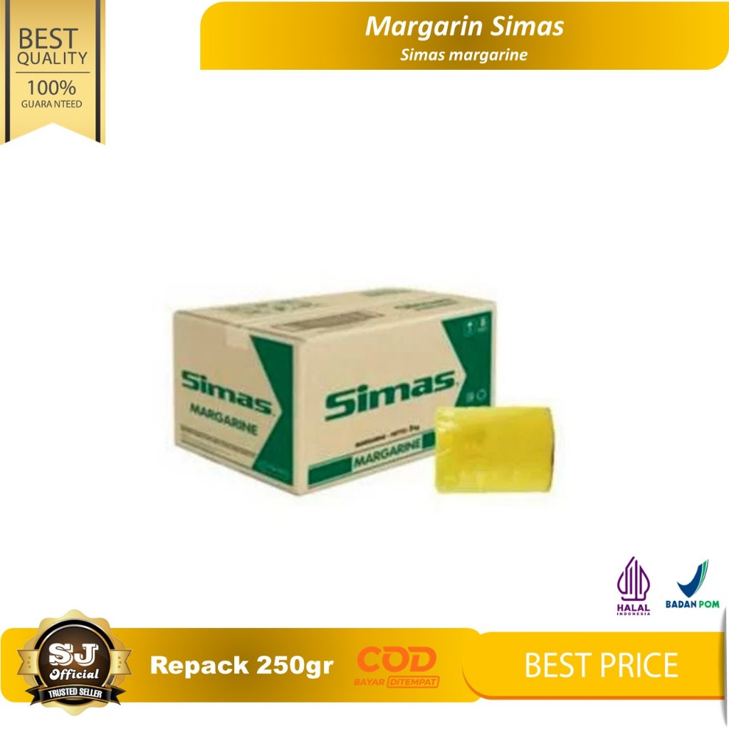 

SIMAS MARGARINE 250gr - Margarin SIMAS - BEST PRICE & BEST SELLER