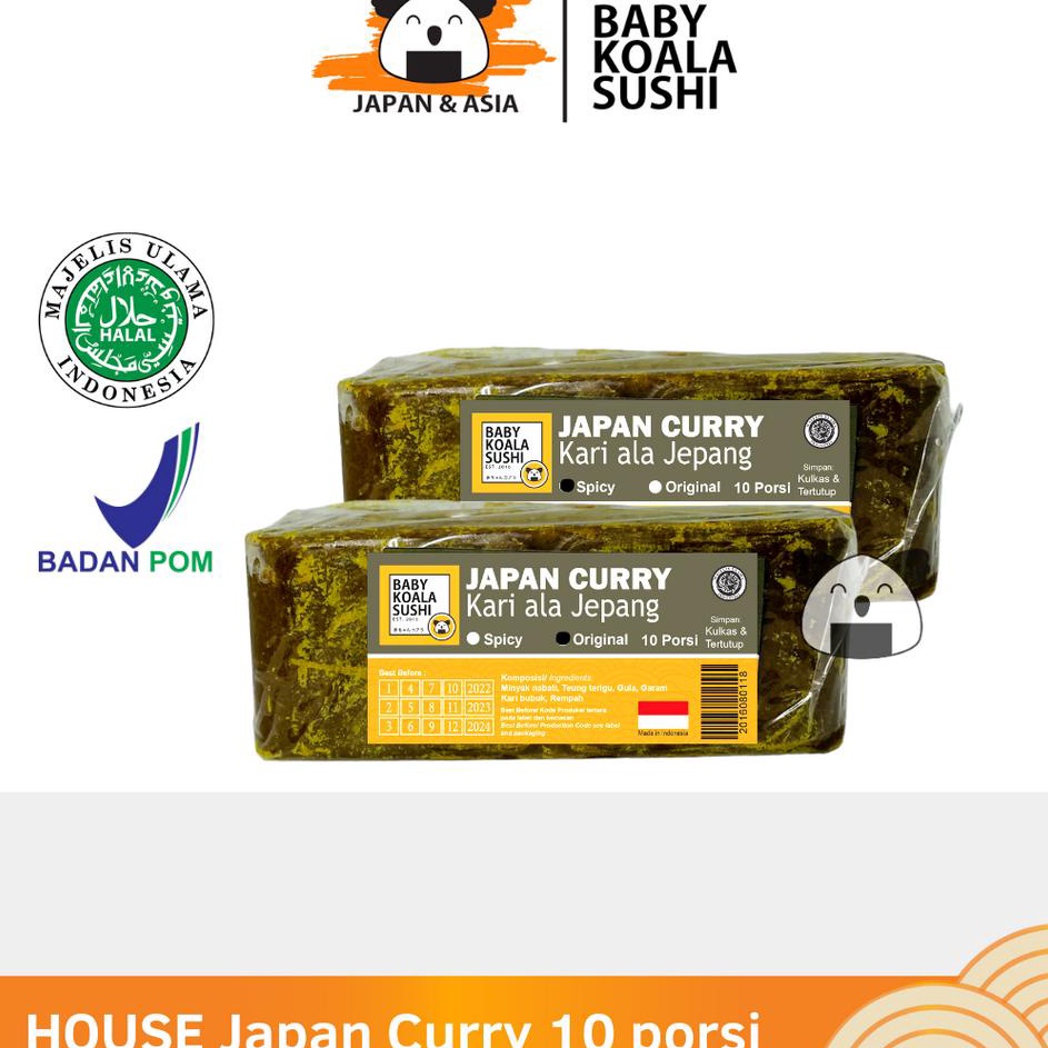 

Terbaru HOUSE Japan Curry Kare Jepang 1 Porsi Halal Bumbu Kuah Kari Nasi Ramen Udon