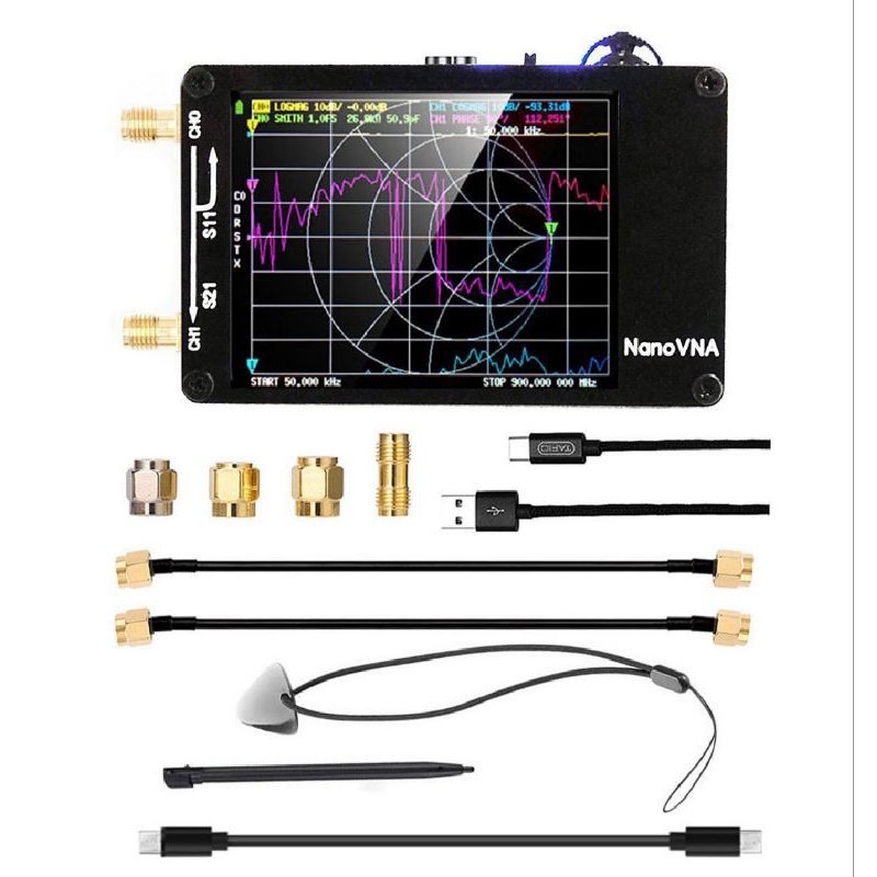 NanoVNA-H upgrade versi terbaru antenna Vektor jaringan antena analyzer MF HF VHF UHF