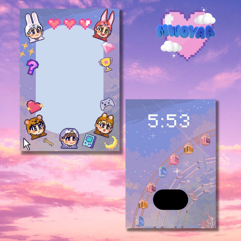 PC Holder / Cahol acrylic (TXT Blue Hour ver)