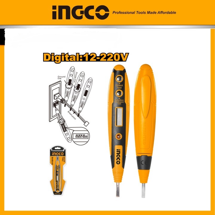 Test Pencil INGCO HSDT2201 - TesPen Digital AC 100-500V DC
