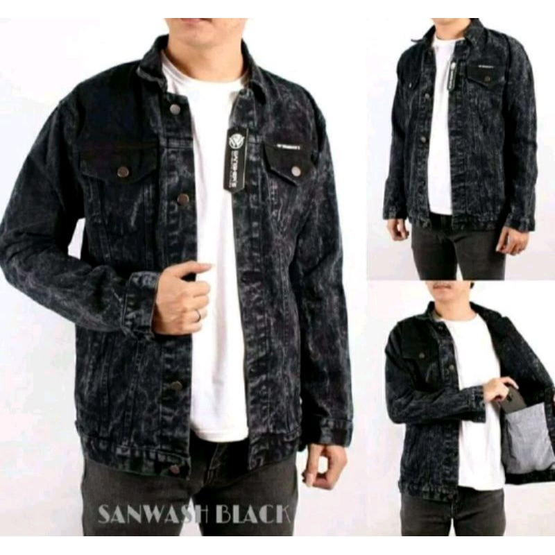 || jaket jeans pria/jaket denim pria jumbo/jaket jeans sobek pria terbaru/jaket denim pria polos/jak