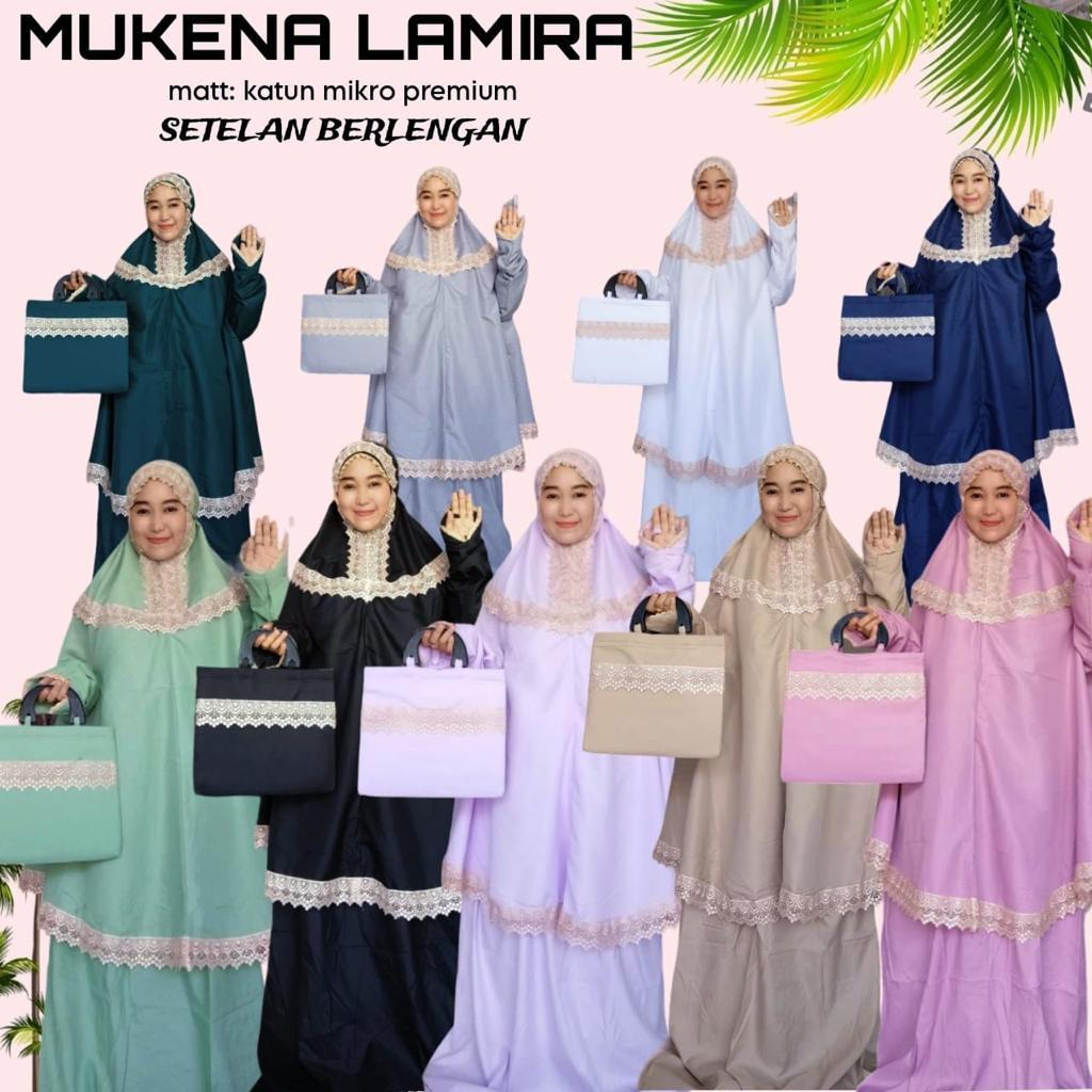 Mukena Lamira Setelan Berlengan