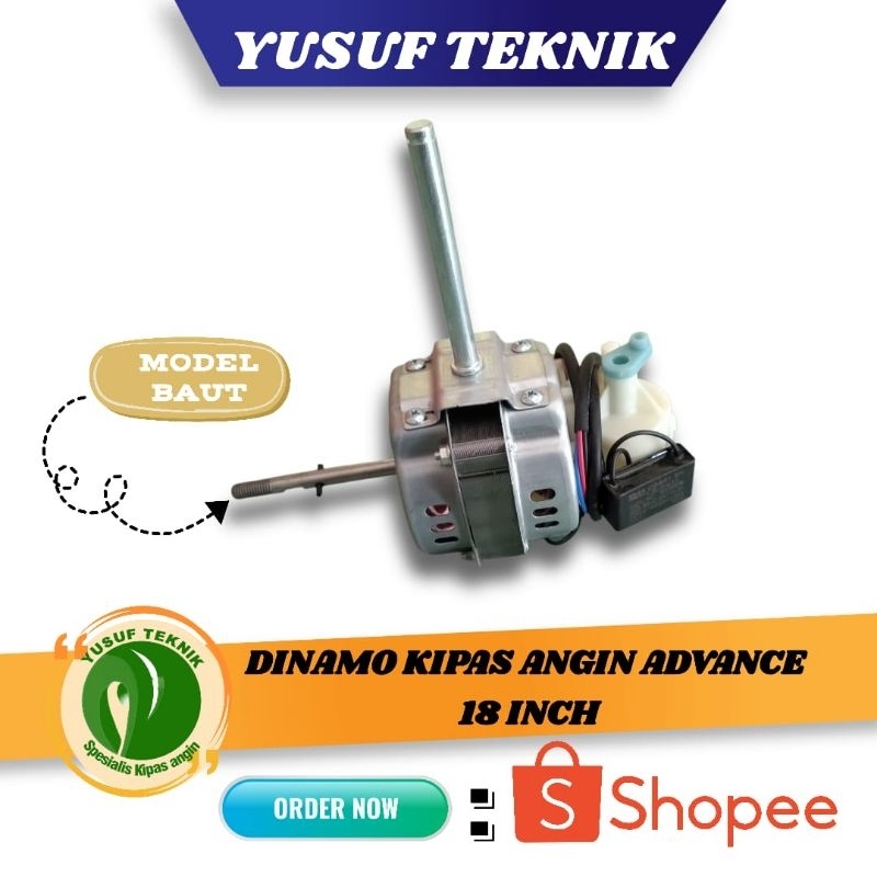 DINAMO/MOTOR KIPAS ANGIN ADVANCE TD 18 INCH