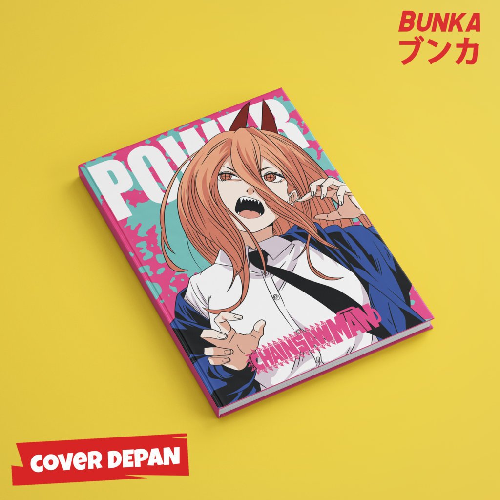 

Note Book Aesthetic Anime Chainsaw Man Power Fullcolour Hardcover A5 Buku Tulis Catatan Notes Agenda Planner Jurnal vintage buku catatan story book kado anniversary valentine cowok cewek murah