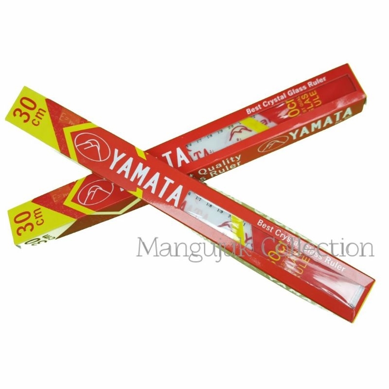 

12 pcs Penggaris Plastik YAMATA 30 cm