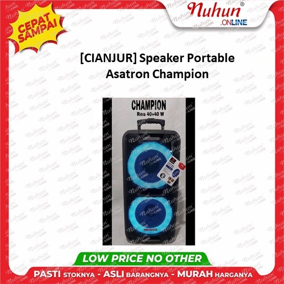 [CIANJUR] Speaker Portable Asatron Champion