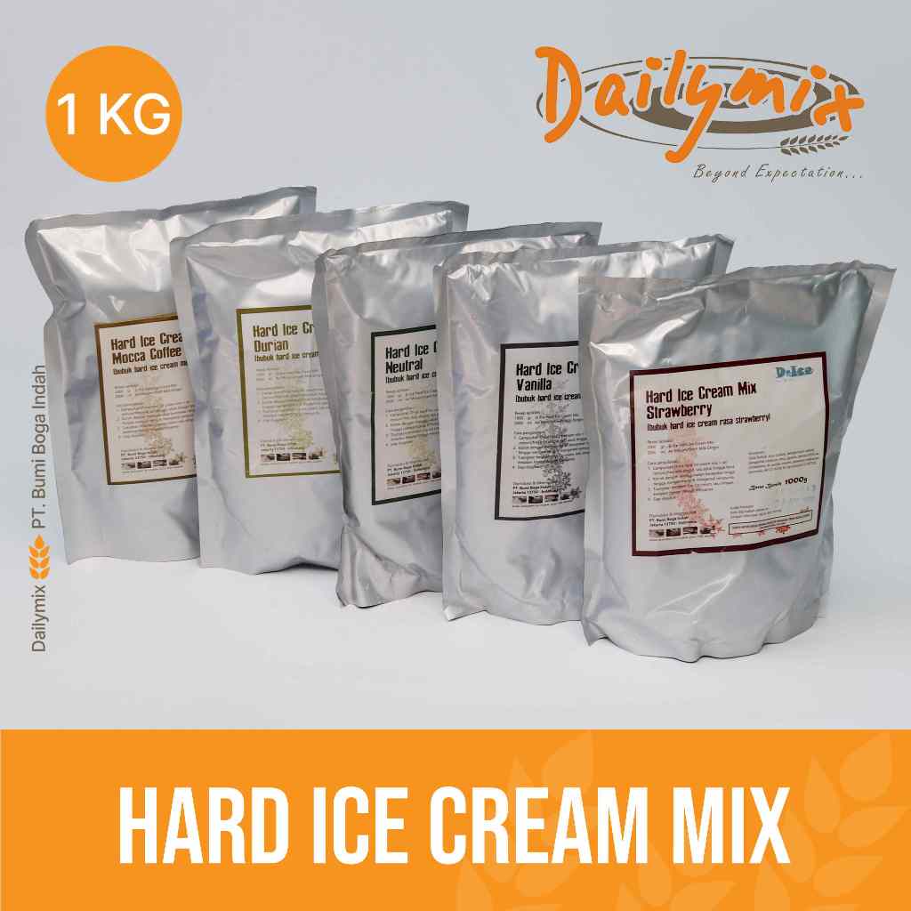 

(Dailymix) Hard Ice Cream Instant Mix / Ice Cream Powder Instant / Bubuk Ice Cream / Bubuk Es Krim