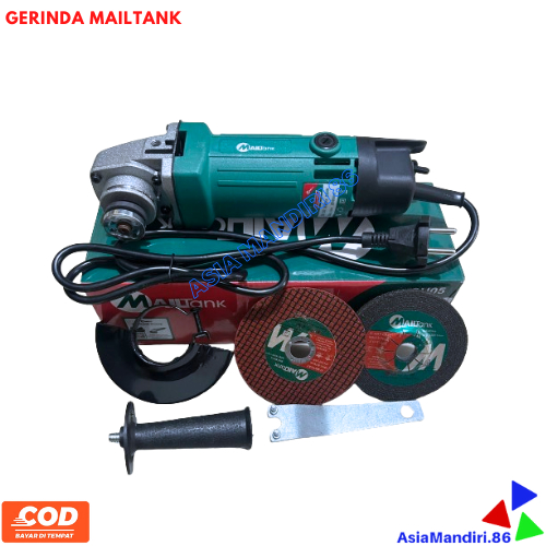 COD-Mailtank Mesin Gerinda Listrik Grenda Tangan 4 Inch SH05 Free 1 Set Areng Dan 2pc Mata
