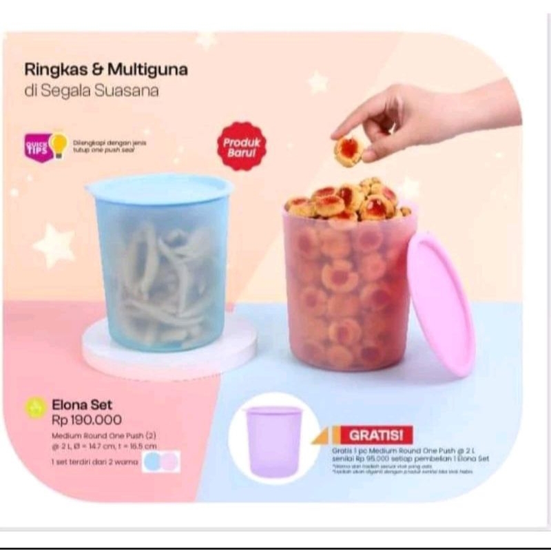 MOORLIFE ELONA TOPLES 2L KRUPUK/KUE/SNACK/SUSU/HAMPERS