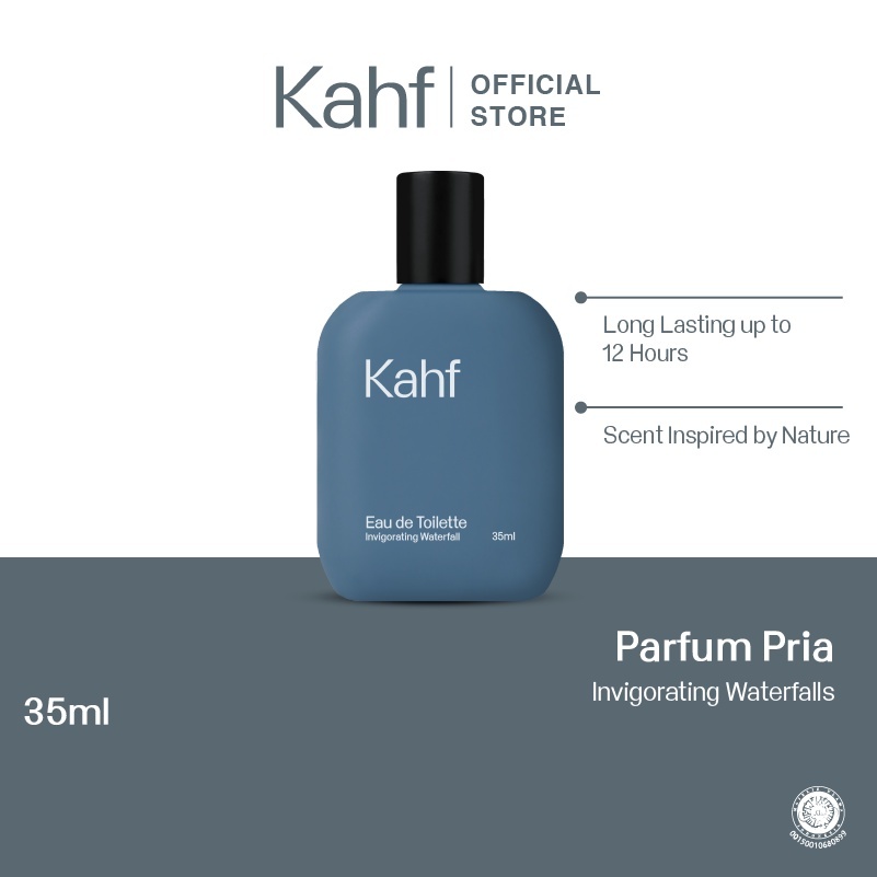 Kahf Parfume INVIGORATING WATERFALL EAU DE TOILETTE / Parfum Untuk ( PRIA & WANITA ) Tahan Lama