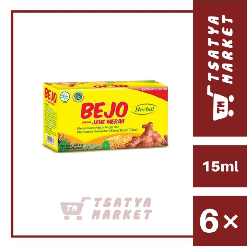 

BEJO BINTANG TOEDJOE HERBAL JAHE MERAH 6×15ML