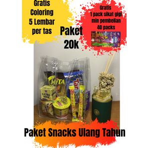 

HAMPERS ULTAH ANAK FREE COLORING 20RIBU/PAKET ULTAH FREE COLORING/PAKET ULANG TAHUN ANAK.SOUVENIR ULTAH ANAK/SNACK ULTAH MURAH MERIAH/PAKET SNACK ULTAH DENGAN NYAM NYAM/PAKET HAMPERS ULTAH ANAK