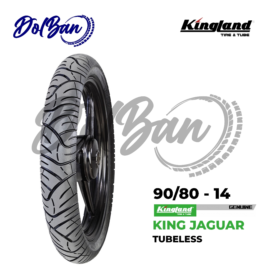 BAN MOTOR MATIC 90/80-14 KINGLAND RING 14 KING JAGUAR TUBELESS KINGLAND