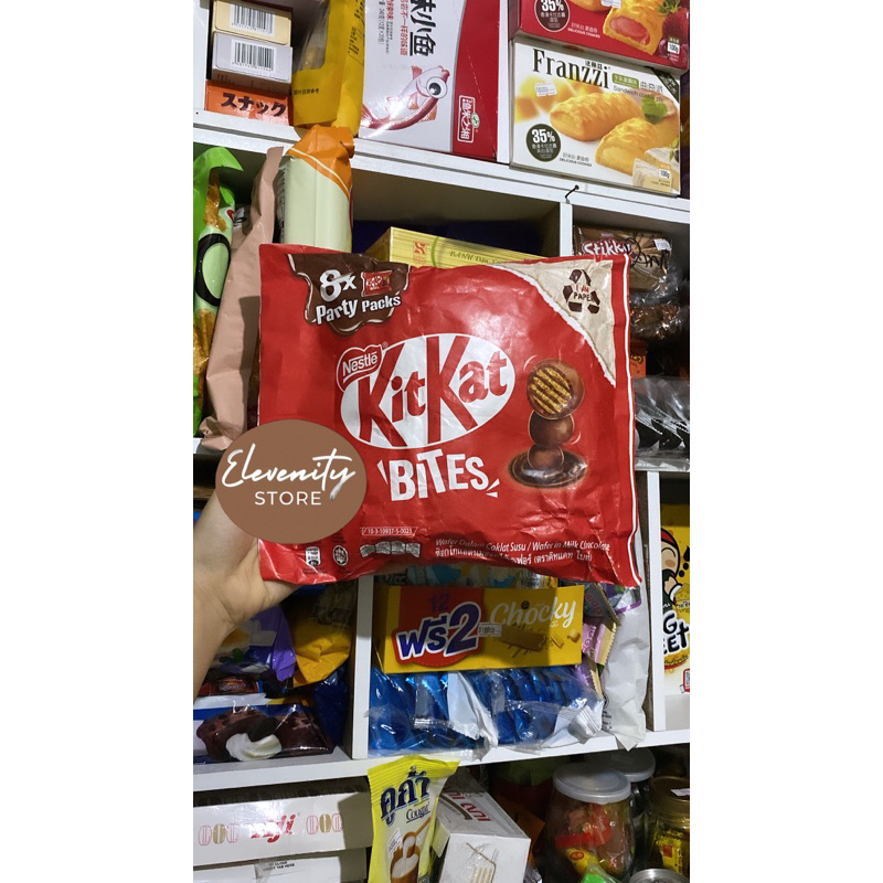 Nestle Kitkat Bites Wafer in Milk Chocolate Thailand ECER
