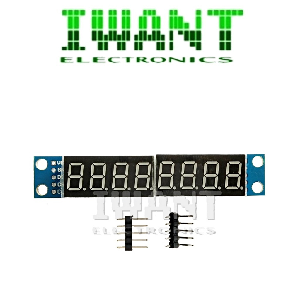 MAX7219 8 DIGIT 7 SEGMENT LED DISPLA MODULE LED SEVEN SEGMENT 8 DIGIT