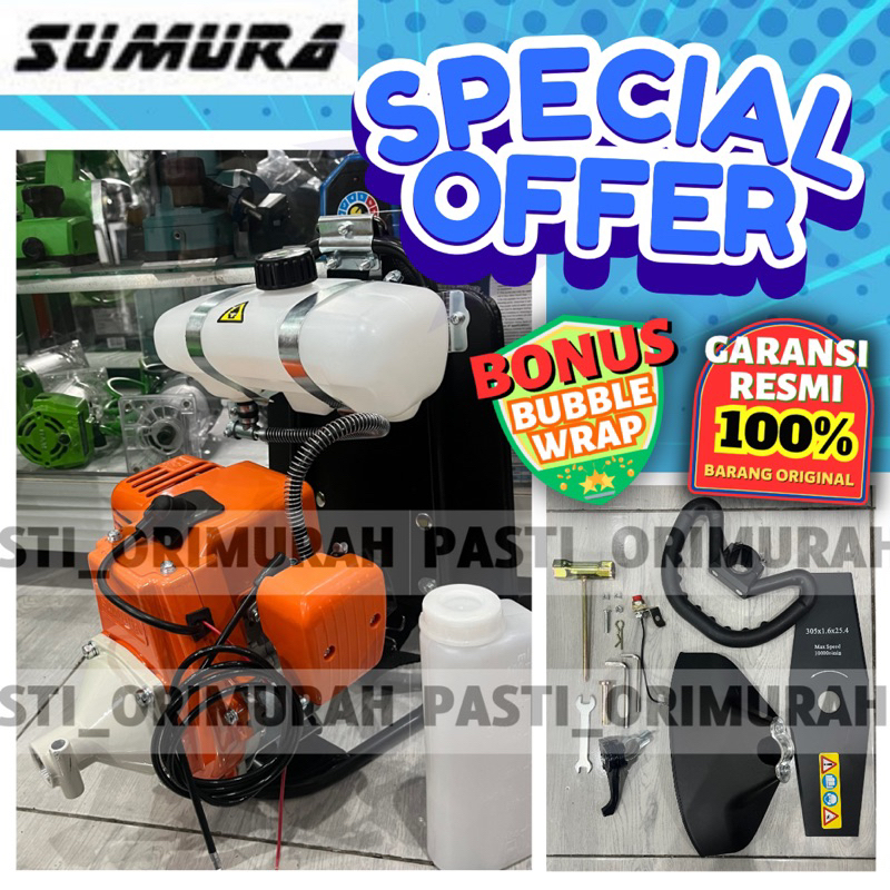portable brush cutter sumura bg328 bg 328 / Tesla BG 328 mesin potong rumput gendong brus cuter 2 ta