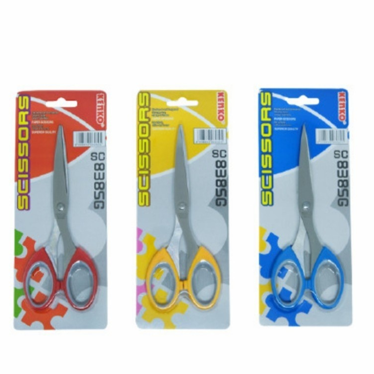 

Gunting Tanggung Kenko SC-838 Soft Grip / Scissors Medium SC 838 / Gunting Kertas Sedang SC838