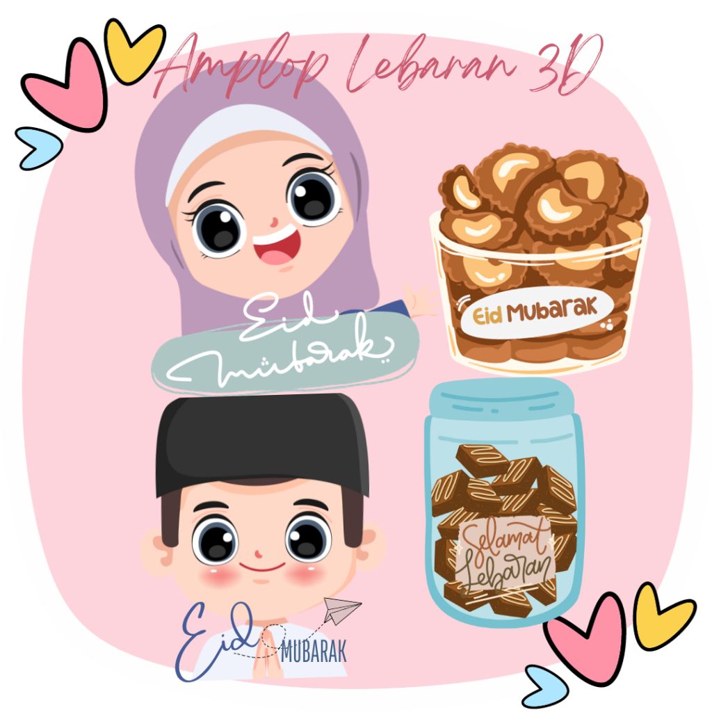 

Amplop Lebaran Karakter Amplop THR 3D Amplop Lebaran Lucu Kekinian isi 10 pcs