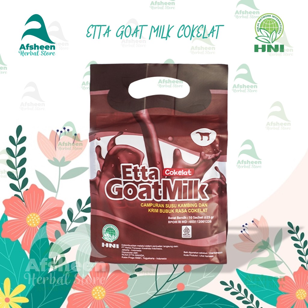 

Etta Goat Milk EGM Coklat HNI HPAI 100% Susu Kambing Etawa Asli | Membantu kesehatan antung dan baik untuk pertumbuhan anak