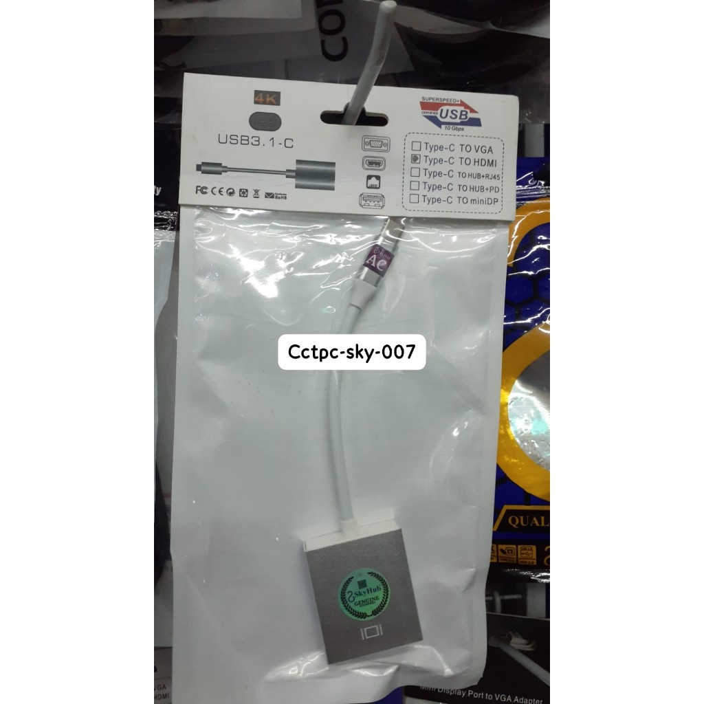 Kabel  Converter Type-C to Hdmi (TypeC to HDMI)