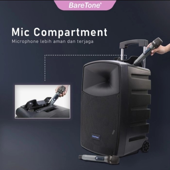 Speaker Portable BareTone Max 15HB / Max 15 HB 15 inch