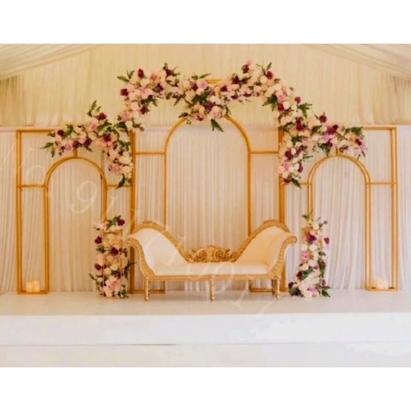PAKET 3 pcs RANGKA BACKDROP BESI DEKORASI
