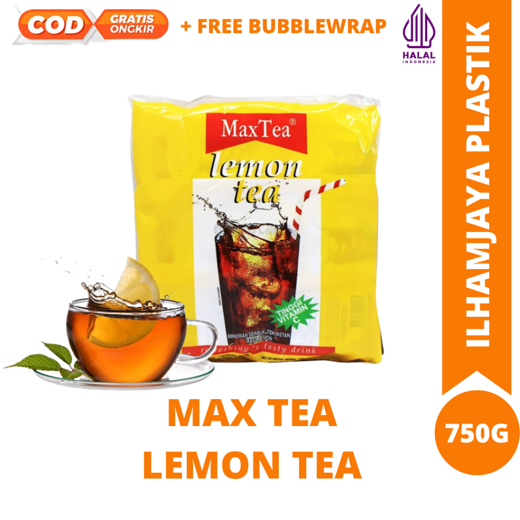 

Lemon tea max tea 25gr ( 1pak = 30sachet ) / maxtea lemon tea