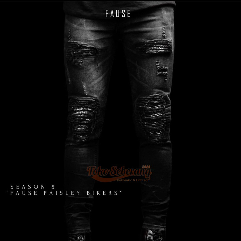 FAUSE SEASON 5 | Fause Paisley Bikers Jeans | Fause Jeans