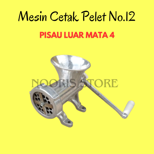 Mesin Cetak Pelet No.12 Mesin Pelet Ayam Ikan Mesin Pembuat Pelet Pakan Ternak Mesin Pencetak Pelet