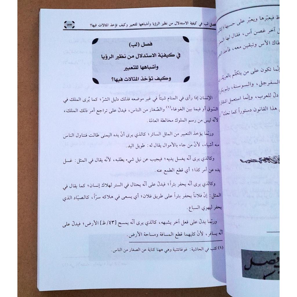 Jual Kitab Khulashah Al Ta'bir Fi Ar Ruwya | خلاصة التعبير في الرؤيا لابن سينا Impor Original di Toko Kitab Alresalah