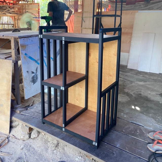 meja kompor 1 tungku masuk tabung gas 3kg dan 12kg