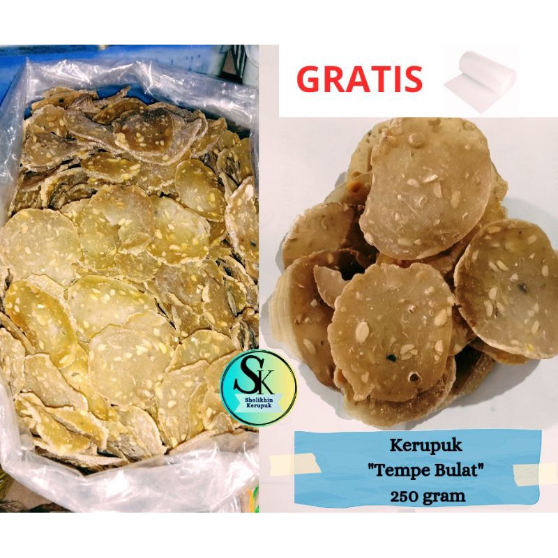 

Kerupuk Tempe 250 gram Bulat / Krupuk Kedelai Bulat / Kerupuk.Camilan Enak / Kerupuk Makan Nasi Goreng / Kerupuk Pecel / Krupuk Kacang Kedelai / Kerupuk Tempe Super Enak