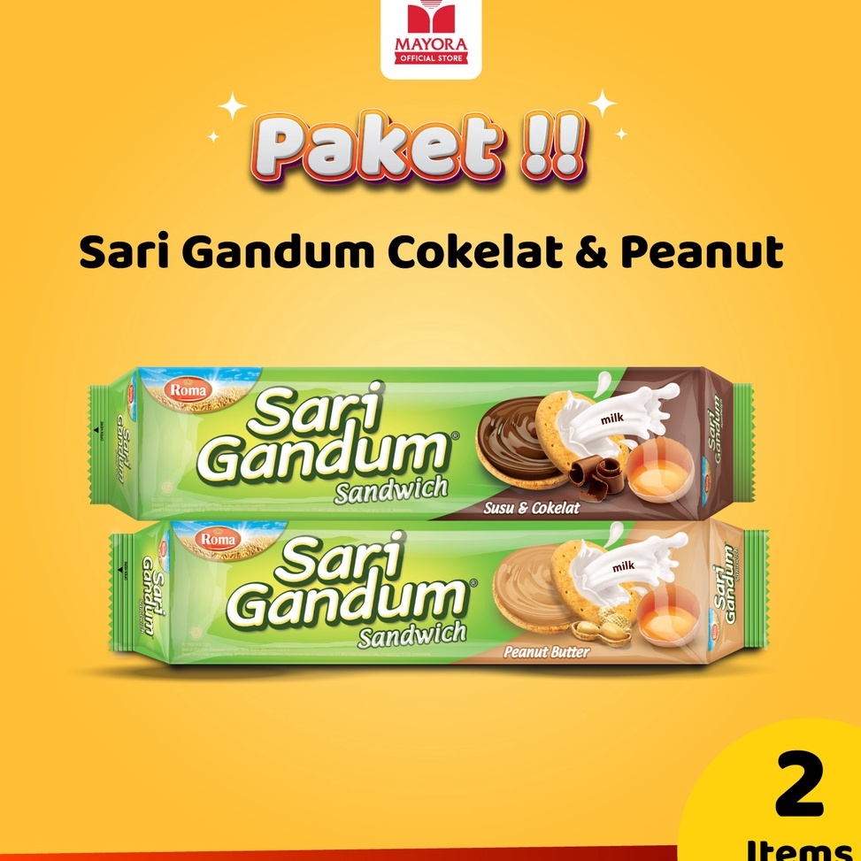 

Paket Sari Gandum Cokelat Peanut