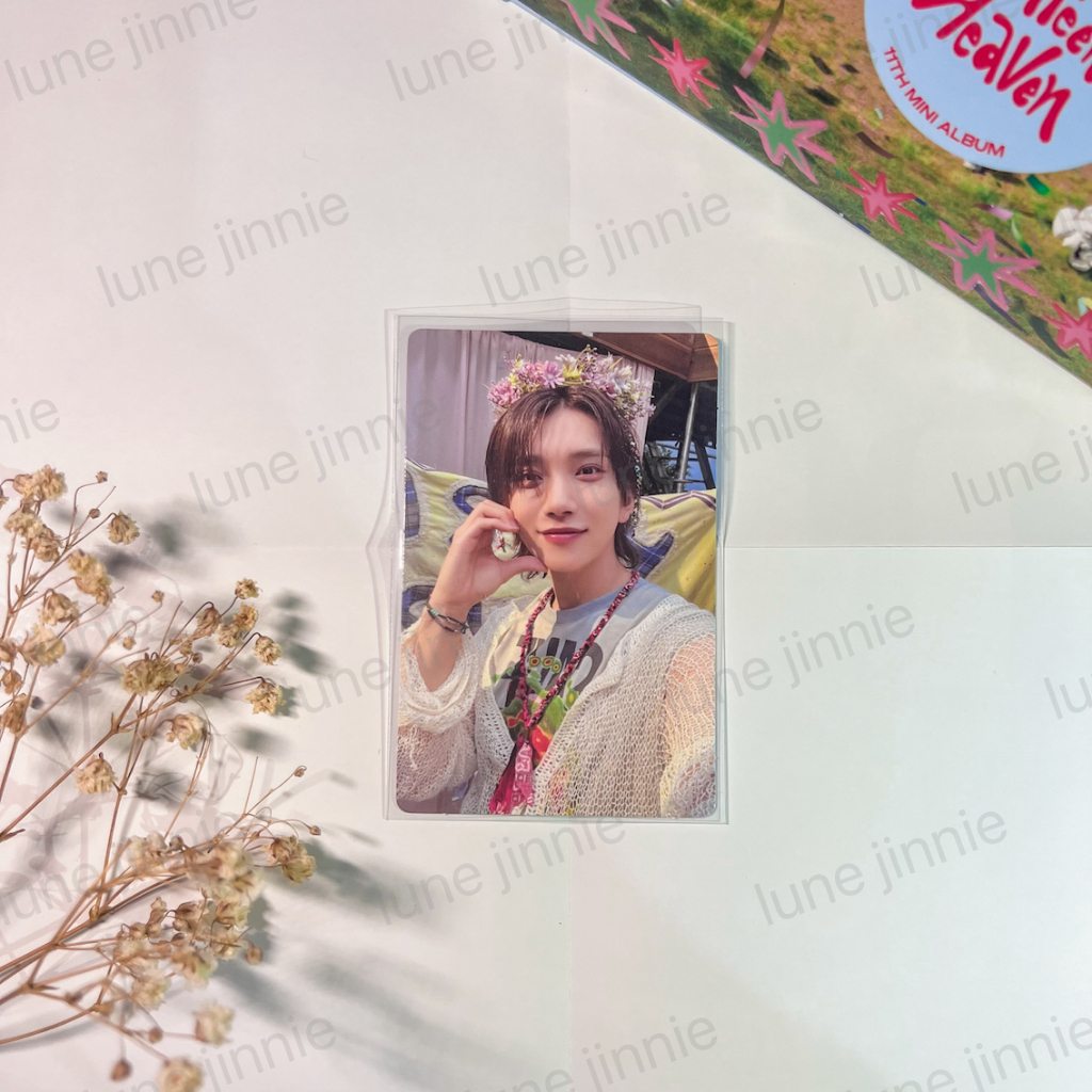 [READY STOCK] Photocard Official Seventeen Joshua Heaven Flower Crown 2:14PM &amp; Jun Minicard | PC svt sebong