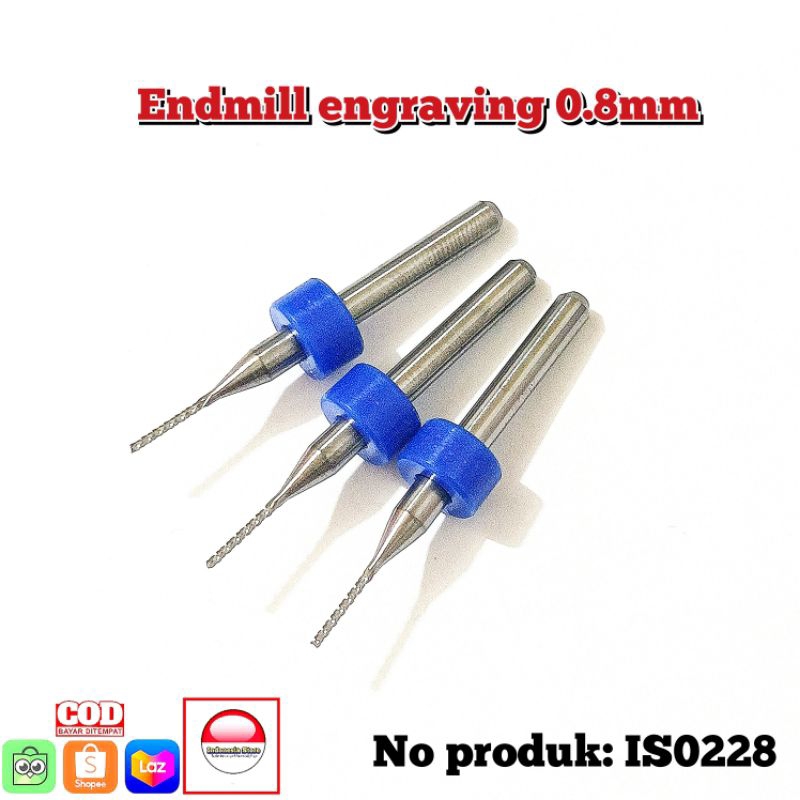 Endmill engraving 0.8mm endmill PCB router bit tungsten carbide