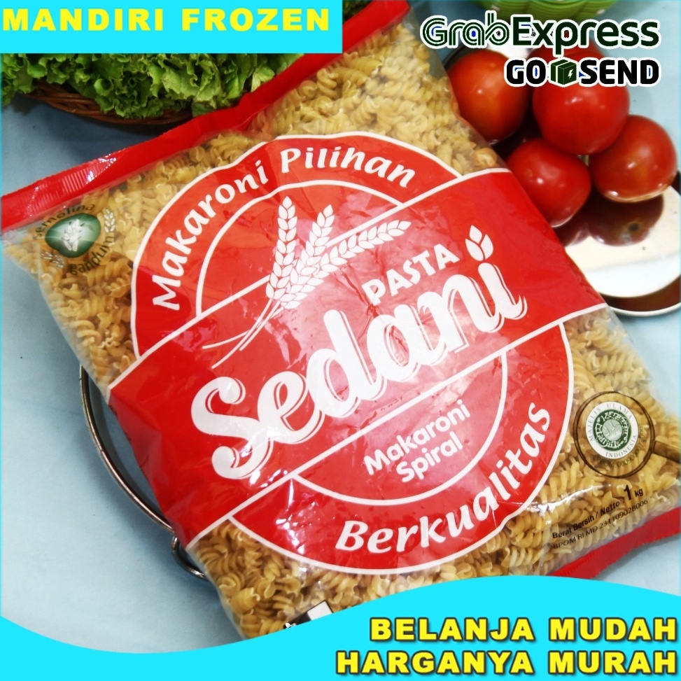 

READY STOK SEDANI Makaroni Spiral 1kg