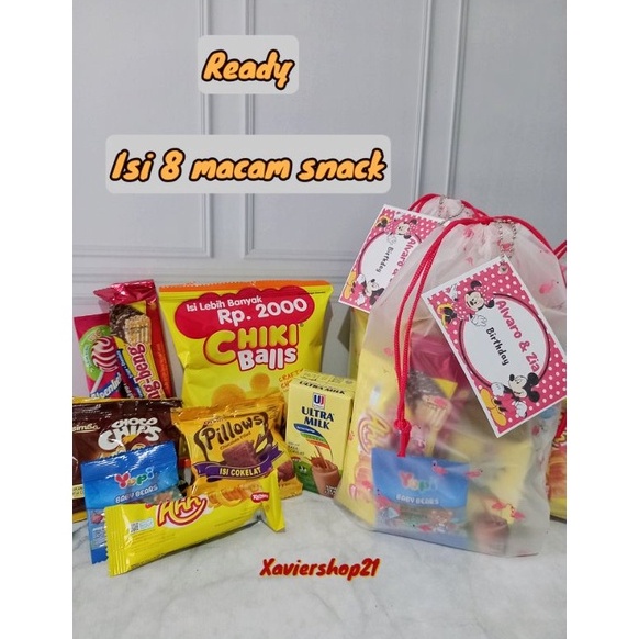 

TERBARU Paket Snack Kemasan Pouch Serut FREE CARD