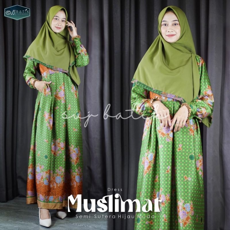 GAMIS MUSLIMAT NU TERBARU 2025 BAJU MUSLIM WANITA NU SET JILBAB PREMIUM PAYUNG JUMBO