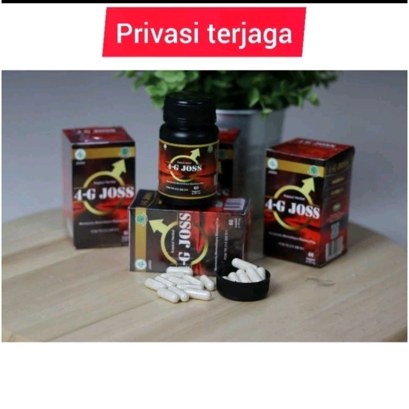 4G Joss Kapsul Herbal Obat Penambah Stamina Pria Ampuh